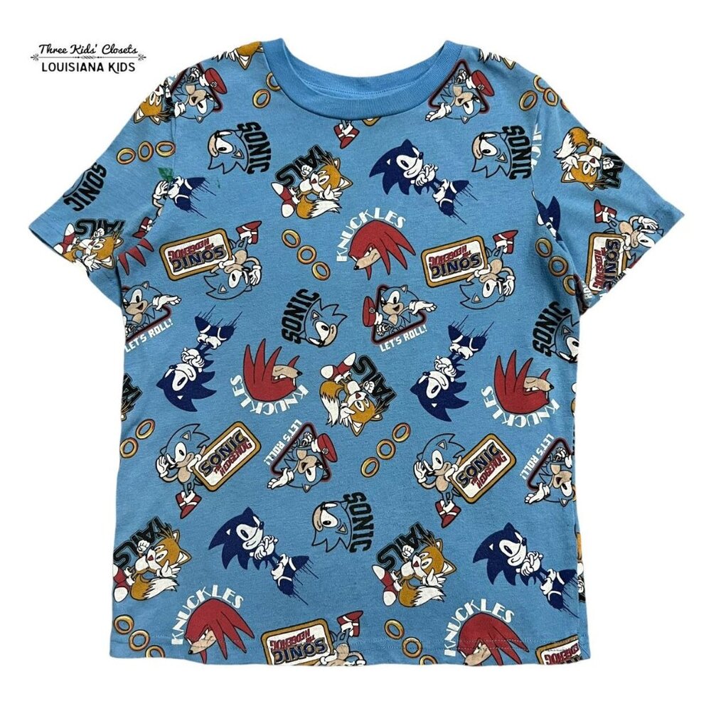 Jumping Beans 7Y Sonic The Hedgehog Shirt